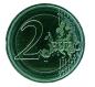 Preview: 2 Euro Lettland 2017 Region Kurland mit Farbapplikation