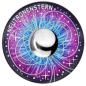 Preview: Vorderseite der 20-Euro-Silbermünze 2023 Neutronenstern mit kosmischem Motiv
