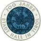 Preview: 25 Euro Silber Niob 2003 700 Jahre Stadt Hall in Tirol