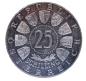 Preview: 25 Schilling Silber 1962 Anton Bruckner Rückseite mit Wappen