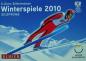 Preview: „5-Euro-Silbermünze 2010 Winterspiele Skisprung aus Österreich im originalen Miniblister, Prägequalität Handgehoben“