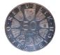 Preview: Wappenkreis & Wertangabe – 50 Schilling Silber 1966 PP