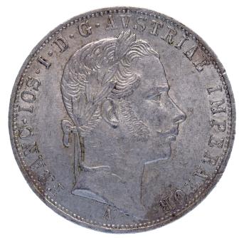 1 Florin Gulden 1858 A