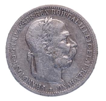 Preview: 1 Krone 1901 Silber Franz Joseph I.