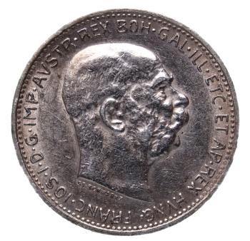 Preview: 1 Krone 1912 Silber Franz Joseph I.