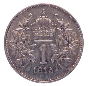 1 Krone 1915 Silber Franz Joseph I.