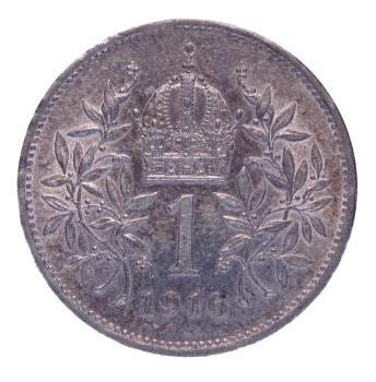 1 Krone 1916 Silber Franz Joseph I.
