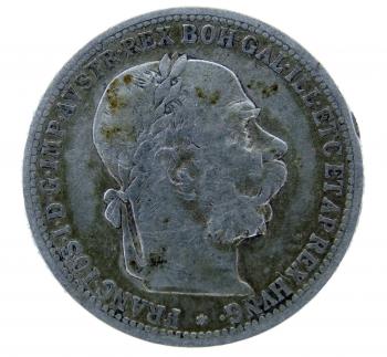 Preview: 1 Krone 1899 Silber Franz Joseph I.