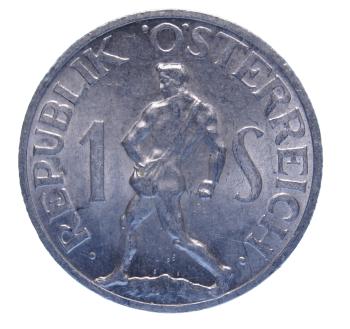 1 Schilling Alu 1947