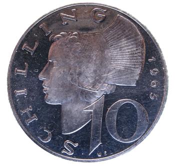 10 Schilling Silber 1965 PP