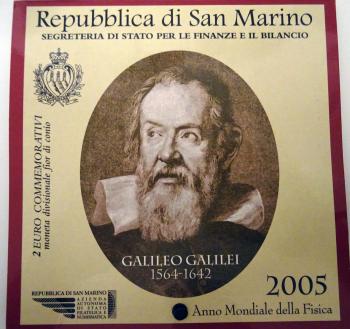 2 Euro San Marino 2005 Galileo Galilei
