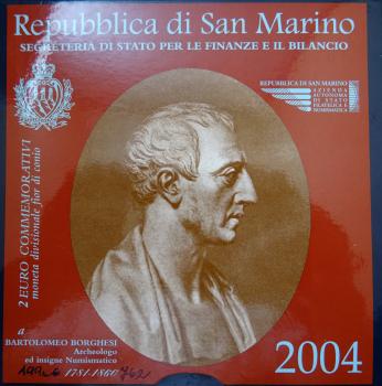 2 Euro San Marino 2004 Bartolomeo Borghesi