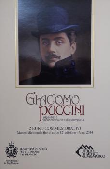 2 Euro San Marino 2014 Giacomo Puccini