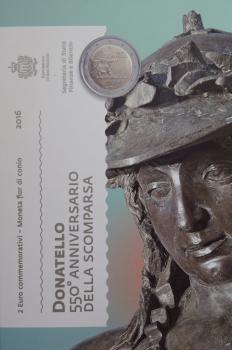 2 Euro San Marino 2016 550. Todestag von Donatello