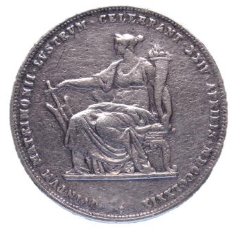 Preview: 2 Gulden 1879 Zur Silberhochzeit Franz Joseph I.
