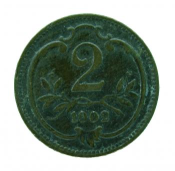 2 Heller 1902 Franz Joseph I.