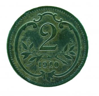2 Heller 1910 Franz Joseph I.