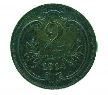 2 Heller 1914 Franz Joseph I.