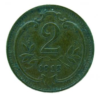 2 Heller 1915 Franz Joseph I.