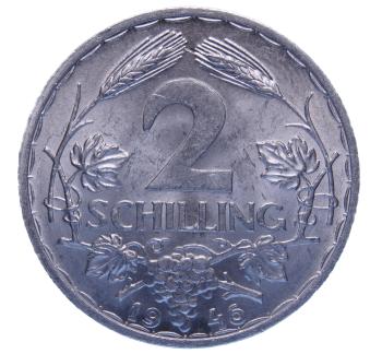 2 Schilling Alu 1946