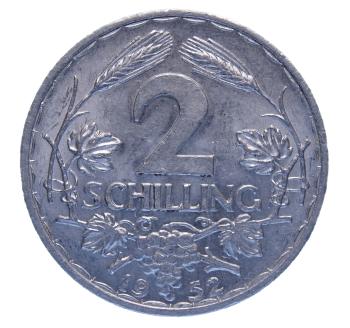 2 Schilling Alu 1952