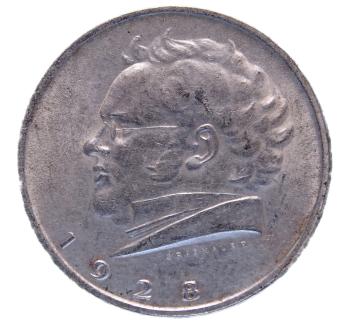 2 Schilling Silber 1928 Schubert