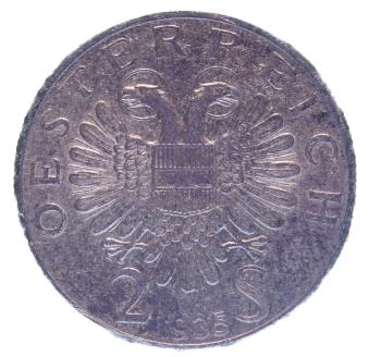 Preview: 2 Schilling Silber 1935 Dr. Karl Lueger