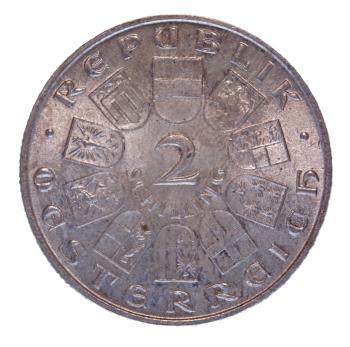 Preview: 2 Schilling Silber 1931 Wolfgang Amadeus Mozart