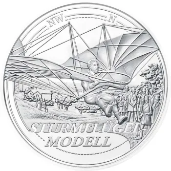 Preview: 20 Euro Silber 2019 Der Traum vom Fliegen PP