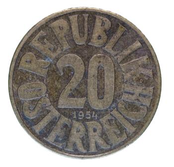 20 Groschen 1954 Cu-Al