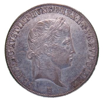 20 Kreuzer Silber 1844 B Ferdinand I.