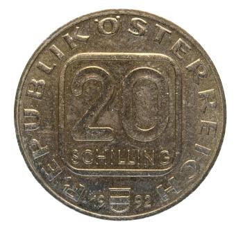 Preview: 20 Schilling 1992 Franz Grillparzer