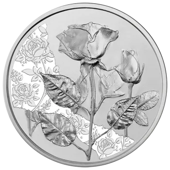 Preview: 10 Euro Silber 2021 Die Rose Hgh Blister