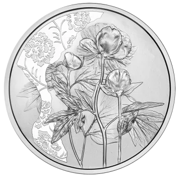 Preview: 10 Euro Silber 2024 Die Pfingstrose Hgh Blister