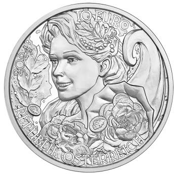 Preview: 10 Euro Silber 2024 Die Pfingstrose Hgh Blister