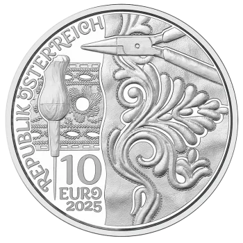 Preview: 10 Euro Silber 2025 Aufbrezeln Leder Hgh