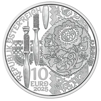 Preview: 10 Euro Silber 2025 Aufdirndln Leinen PP