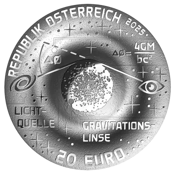 Preview: 20 Euro Silber 2025 Einsteinring PP