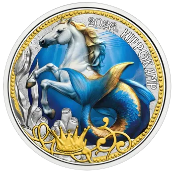 3 Euro Fantastische Fabelwesen 2026 – Der Hippokamp