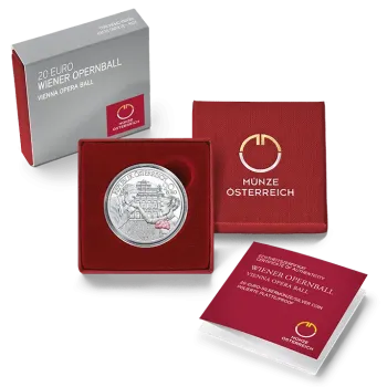 20 Euro Silber 2016 Wiener Opernball PP