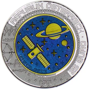 Preview: 25 Euro Silber Niob 2015 Kosmologie