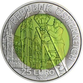 Preview: 25 Euro Silber Niob 2008 Faszination Licht