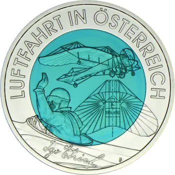 Preview: 25 Euro Silber Niob 2007 Luftfahrt in Österreich