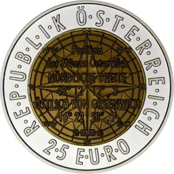 Preview: 25 Euro Silber Niob 2006 Europäische Satellitennavigation