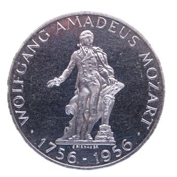 25 Schilling Silber 1956 – Mozart-Porträt Vorderseite