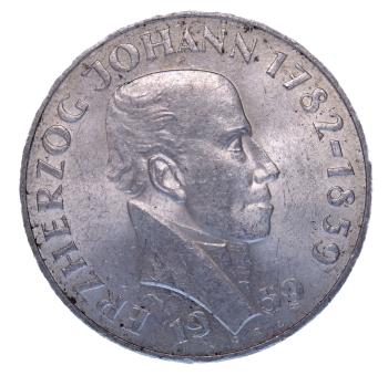 25 Schilling Silber 1959 – Porträt Erzherzog Johann