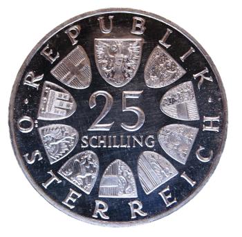 Preview: 25 Schilling Silber 1966 Ferdinand Raimund PP RV
