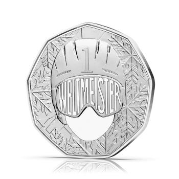 Preview: 5 Euro Silber 2024 Saalbach Ski WM 2025 Hgh Blister