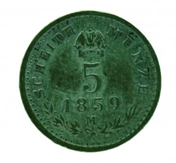 Preview: 5 Kreuzer 1859M Franz Joseph I.