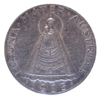5 Schilling Silber 1935 Magna Mater